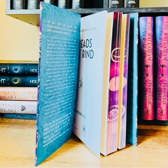 Fairyloot Exclusive Signed Edition Threads That  Bind by Kika Hatzopualuo